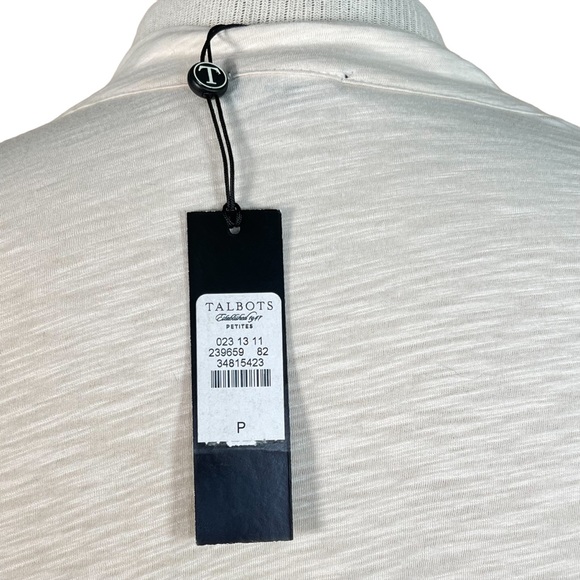 Talbot’s Petites Lightweight Cotton Button Front Cardigan Size Petite NWT - Picture 9 of 13